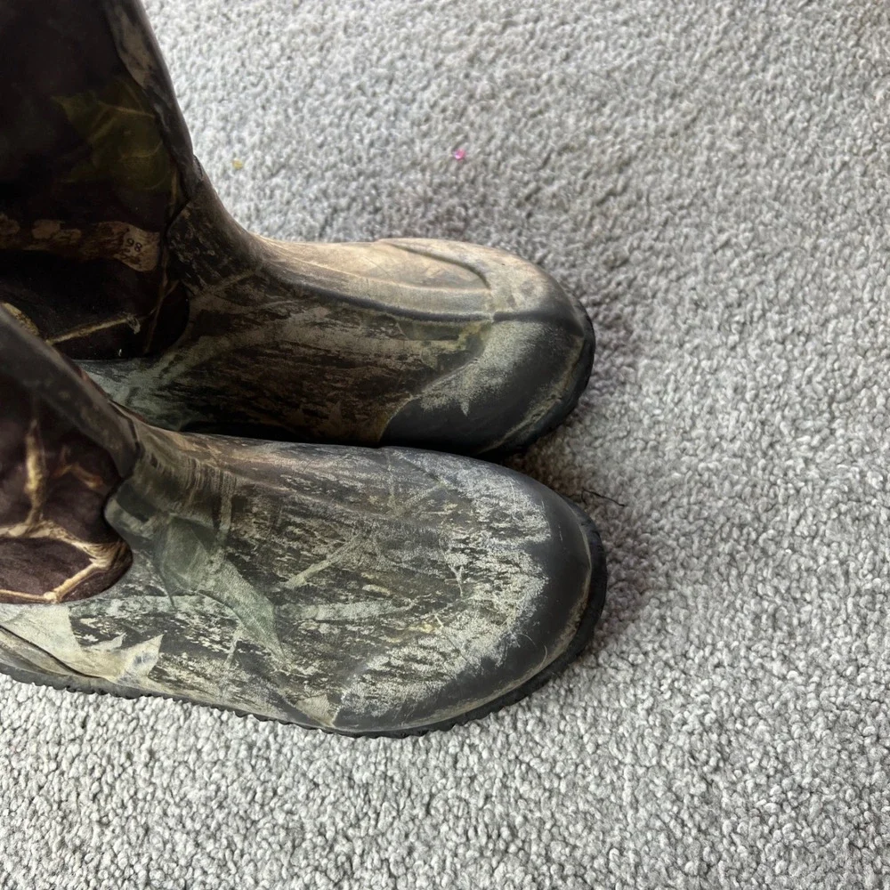 bogs boots kids 3 Camo Rubber Waterproof Mud Outdoor Hunting rain gorpcore